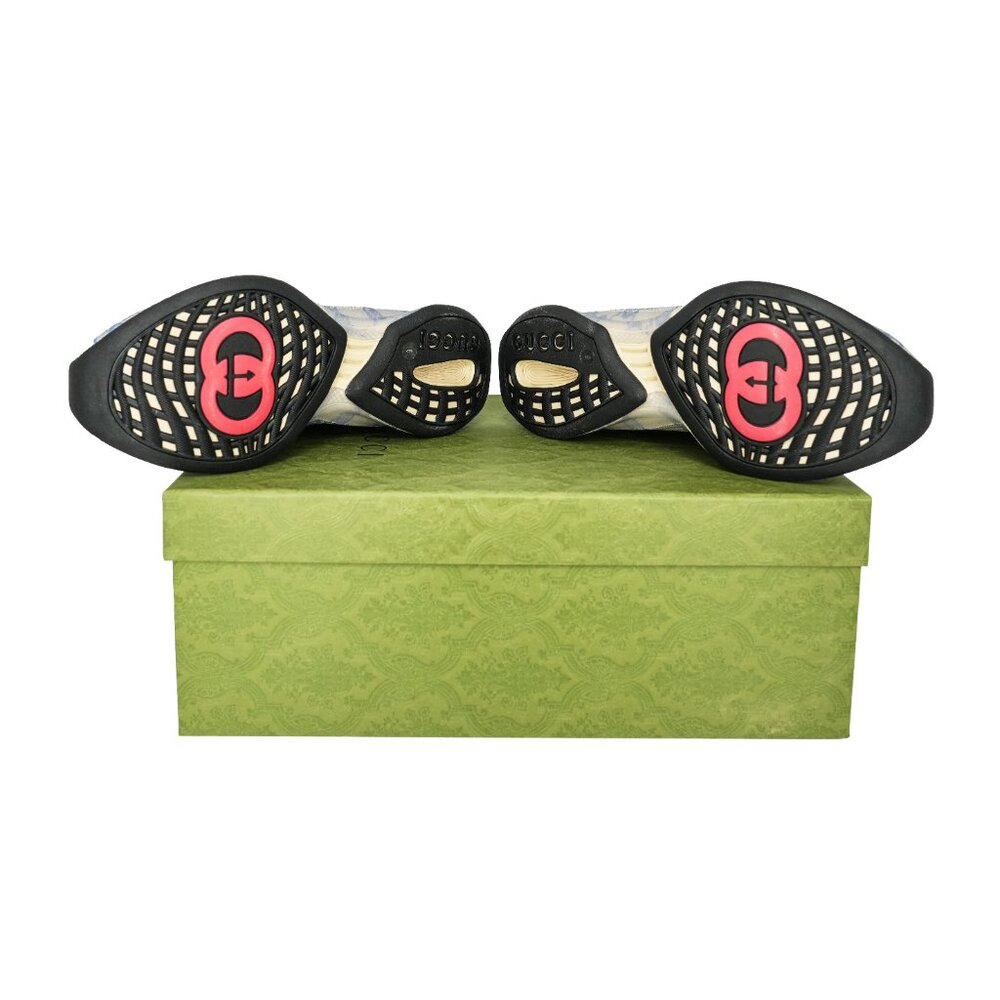 Gucci 721116 Men's GG Run Leather Sneakers - Picture 12 of 12